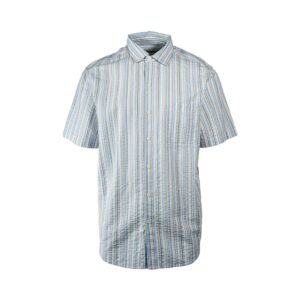 Tommy Bahama Men's Cabo Blue Shirt Lagoon Drive Stripe Pocket S/S (S16)