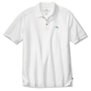 Tommy Bahama IslandZone Big & Tall Emfielder 2.0 Polo Shirt - Bright White