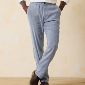 Tommy Bahama Beach Coast Linen Blend Elastic Pull On Pants - Maritime
