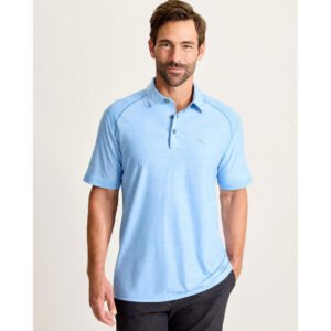 Tommy Bahama Islandzone Performance Palm Coast Polo Shirt - Light Sky*