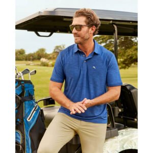 Tommy Bahama IslandZone Palm Coast Pro Polo Shirt - Coastline*