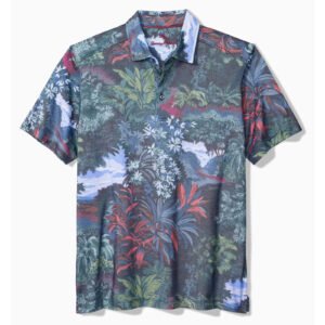 Tommy Bahama Men's Geneva Jungle Polo Shirt - Coastline