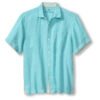 Tommy Bahama Men's Paradise Breezer Linen Short Sleeve Camp Shirt - Blue Radiance