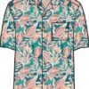 Tommy Bahama Men's Bahama Coast Wild Vines Camp Shirt - Largo Teal