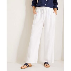 Tommy Bahama Women's Two Palms Easy Linen Pants - White