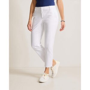 Tommy Bahama Women's Raw Edge Crop Chino Pants - White