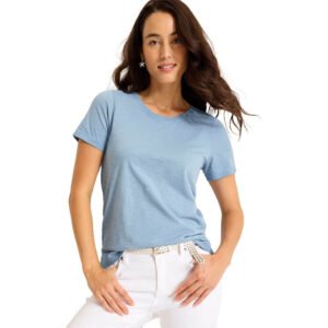 Tommy Bahama Women's Salty Breeze Pigment Dyed T-Shirt - Canyon Sky