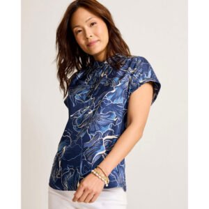 Tommy Bahama Women's Sapphire Seas Popover Top - Coastline