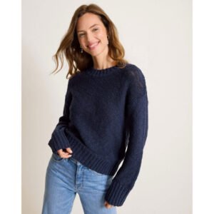 Tommy Bahama Women's Bayshore Cotton Crew Sweater - Coastline