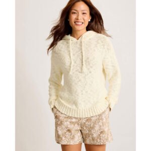 Tommy Bahama Women's Bayshore Cotton Hoodie - Coconut
