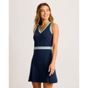 Tommy Bahama Women's Coastal Bay Pique Sleeveless Dress - Coastline