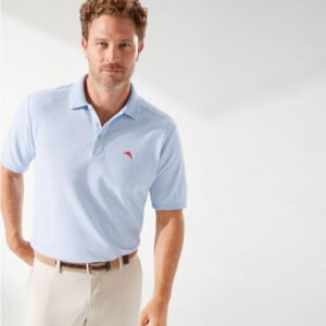 Tommy Bahama IslandZone Emfielder 2.0 Polo Shirt - Light Sky Hthr